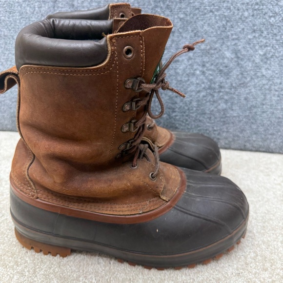 Vintage Red Wing Irish Setter Duck well worn Boots Mens size 8 - Picture 8 of 16